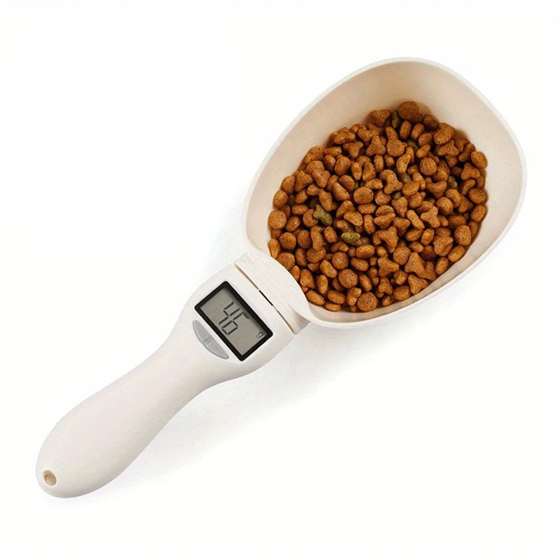 Pet Food Measuring Spoon Scale Kitchen Digital LCD Food Measuring Spoon Scale Suitable for Cat and Dog Food Measuring Spoon